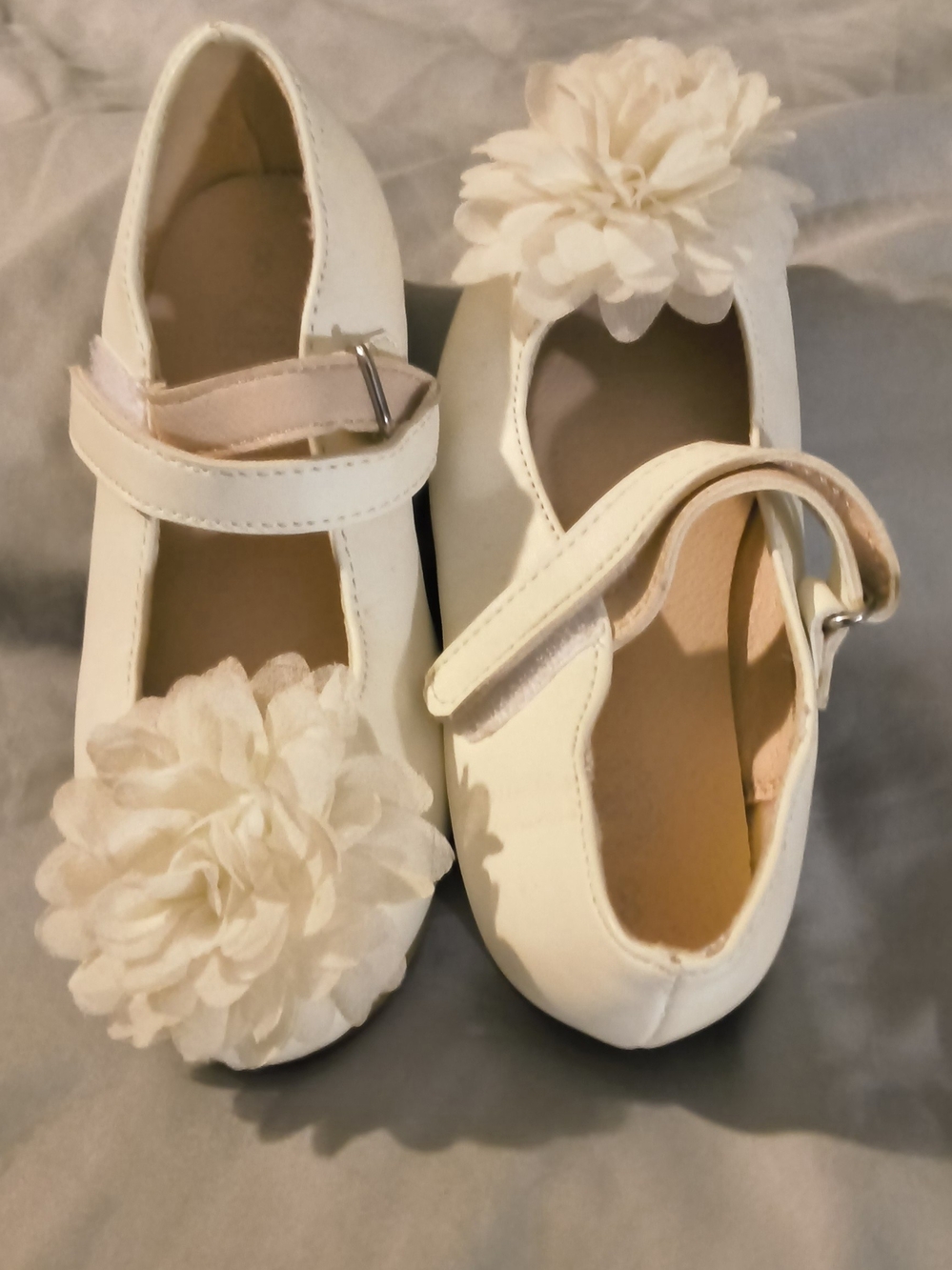wonder nation Cream Floral Mary Jane Dress Shoes